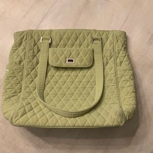 Vera Bradley purse. lime green.